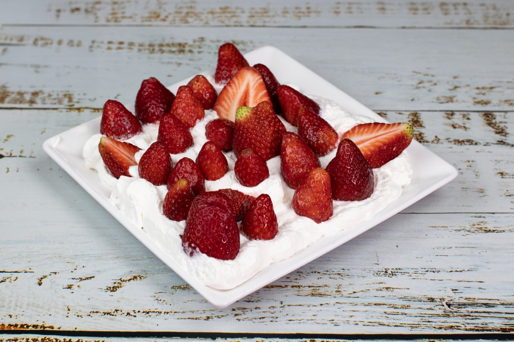Morango com Chantilly 